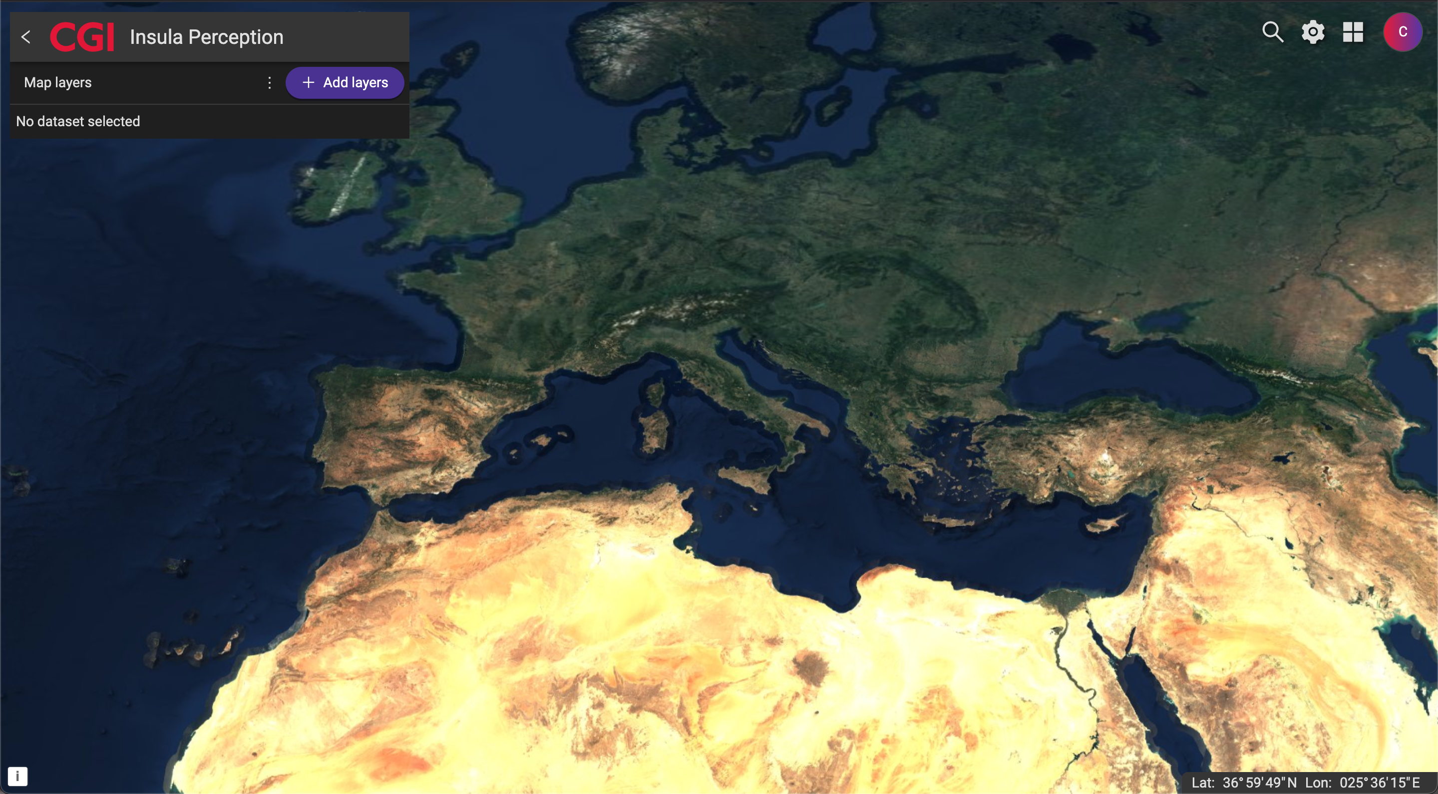 Insula landing page