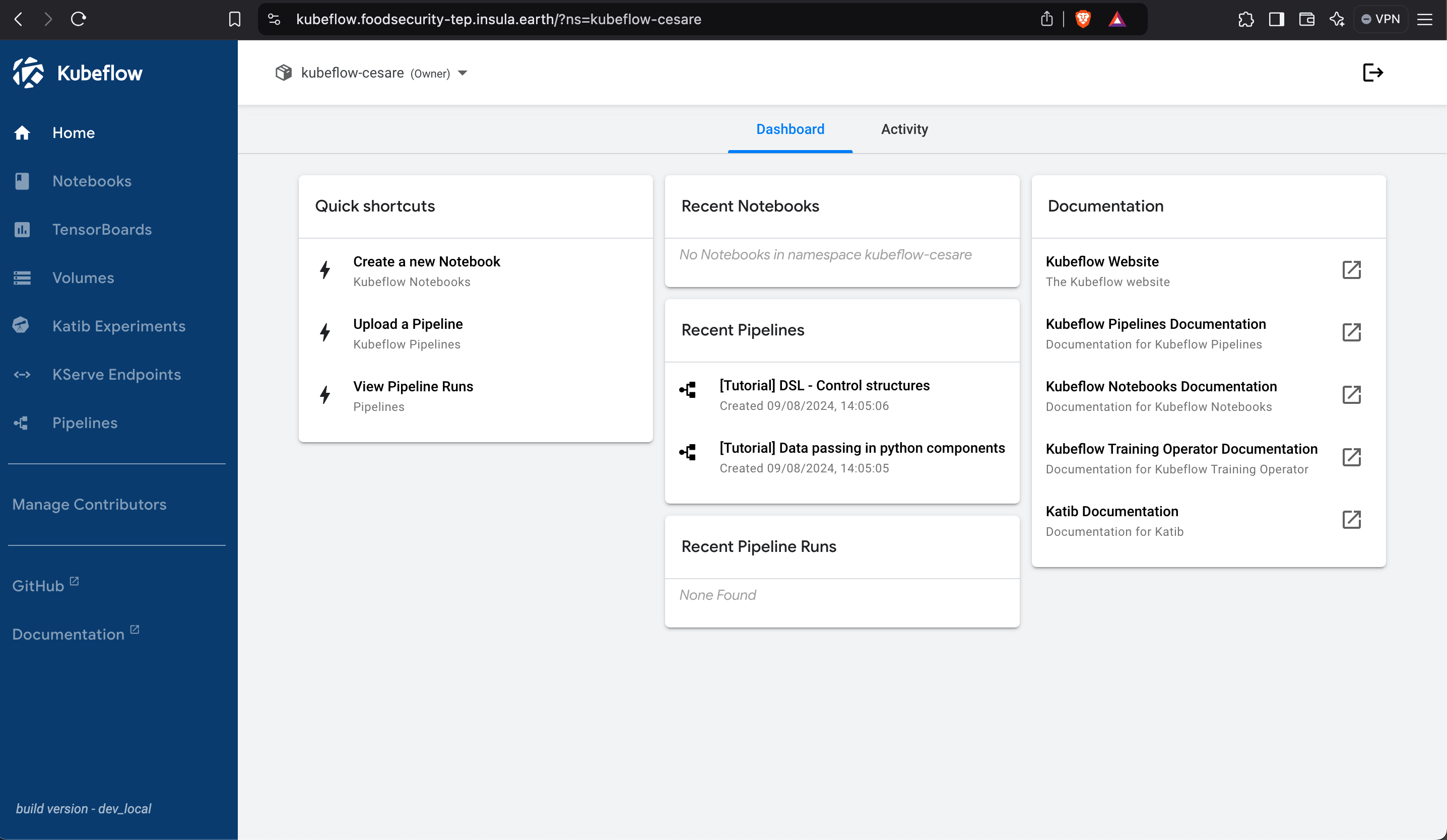 Insula AI welcome page